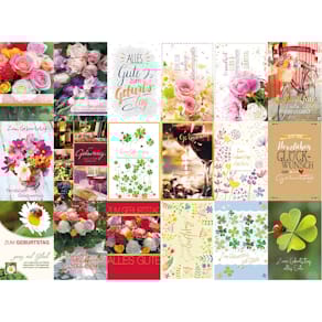 Geburtstagskarte HANRA, sortiert, 100 Stück