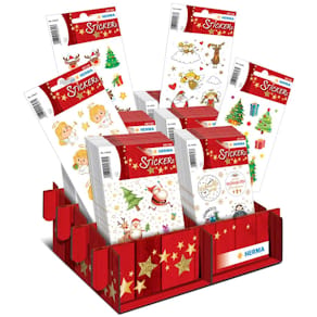 Weihnachtsetiketten HERMA Decor Glitzernde Weihnachtszeit, 60-teg
