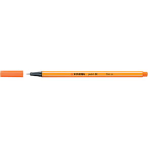Fineliner STABILO point 88 EF, 0,4 mm, gelbrot