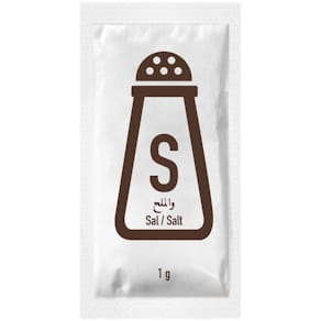 Portionssalz Hellma, 2000 x 1 g, neutral