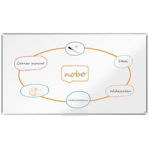 Whiteboard NOBO premium stål 85'