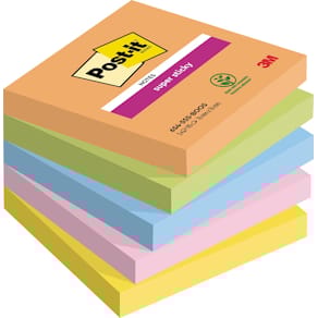 Notitieblok Post-it Super Sticky Boost, 76 x 76 mm, 90 vel, 5 st.