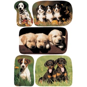 Schmucketiketten HERMA Hundewelpenfotos, 15 Stück