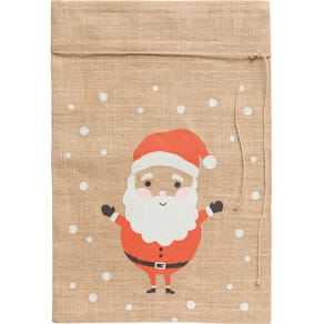 Jutesack Folia, Weihnachtsmann, natur
