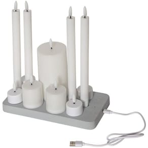 Ljus STAR T Flamme LED m/laddare mix