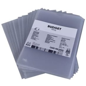 Plastfodral LYRECO budget A6 0,13 25/fp