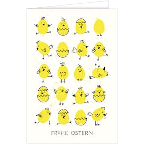 Grußkarte Noname Ostern, 11,5 x 17 cm, mit Umschlag