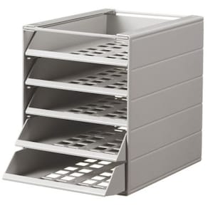 Blankettbox Idealbox Basic Grå, 5-fack