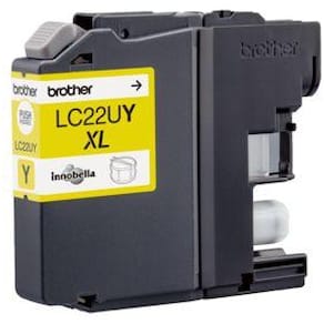 Blekk BROTHER LC22UY gul