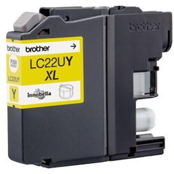 Blekk BROTHER LC22UY gul