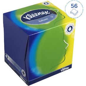 Gezichtstissues Kleenex, doos van 56 tissues