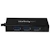 StarTech.com Bärbar USB 3.0-hubb med 3 portar plus Gigabit