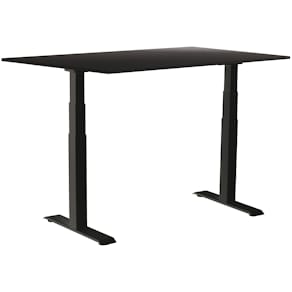 Skrivebord eller Easydesk Adapt VI 160x80 cm sort