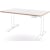 Bordplade t/sidde/ståbord 140x80cm Ergo hvid