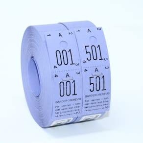 Rulleetiketter lilla, 1.000 pr. rulle, 10 ruller