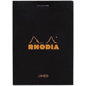 Ant.block RHODIA A7 80b linj svart