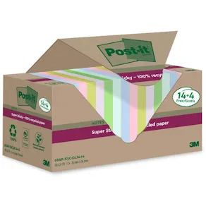 Notes POST-IT SS 76x76mm re sort.f 18/fp