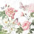 Motivserviette Ambiente Amelia, Frühjahrsdesign, 33 x 33 cm