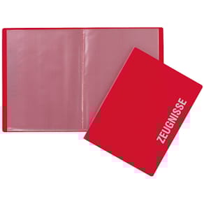 Zeugnismappe PAGNA, A4, PP, rot