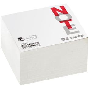 Blockkub, limmad, 10x10x5cm, 500bl