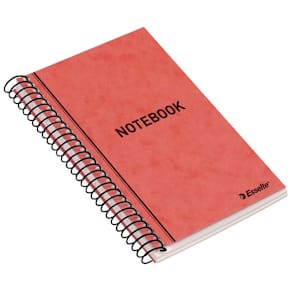 Spiralblok Esselte linjeret, hvid, 90 x 140 mm, 10 stk