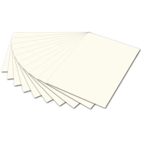 Tonpapier Folia, 50x70 cm, perlweiß, 130 g/m², 10 Blatt