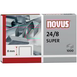 Nietjes Novus 24/8, doos van 1000 stuks