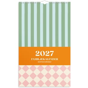 Familjekalender Color Blocking 2027