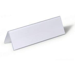 Bordsskylt Durable, dubbelsidig, 210x61mm, 25/fp
