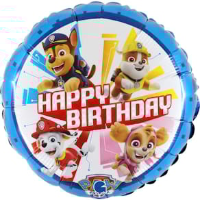 Folienballon GRABO Paw Patrol Happy Birthday, bunt, 46 cm