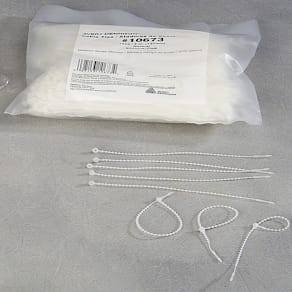 Kabelbinder 127 mm, PP, transparent hvid, 1000 stk