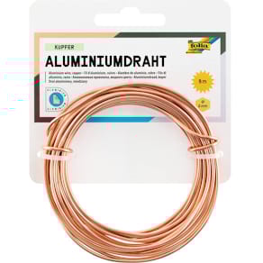 Basteldraht Folia Alu kupfer