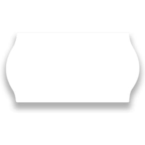 Prisetikett G2 Vit, permanent, 22x12mm, 10500/fp