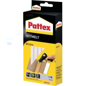 Klebepatronen Pattex HOT Sticks, transparent, 500 g, 25 St.