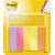 Markeerstrookjes Post-it Energetic, 15 x 50 mm, blister met 5