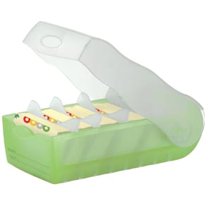Karteibox HAN CROCO, A7, transluzent-grün