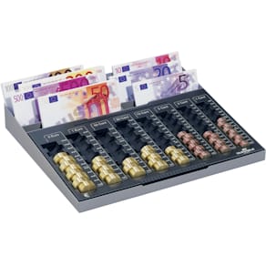 Münzzählbrett Durable EUROBOARD XL, anthrazit