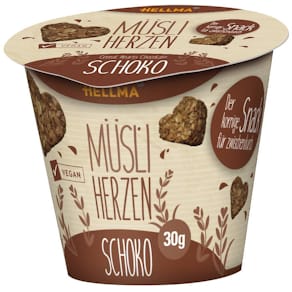 Müsliherzen Hellma, Schoko, 30 x 30 g