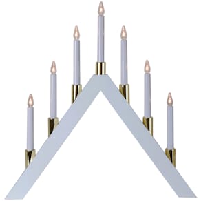 Ljusstake Halla LED vit