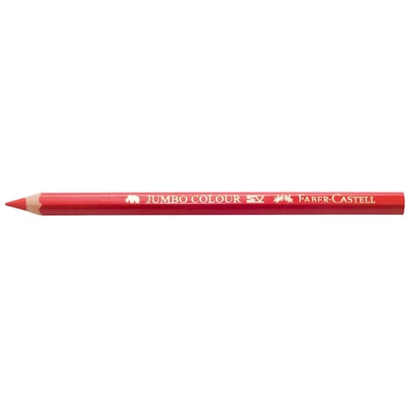 Fargeblyant FABER-CASTELL rød (12)