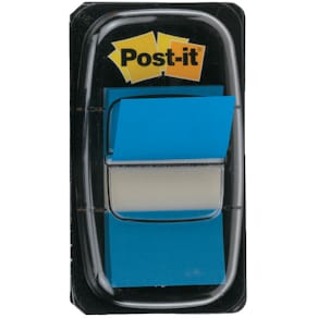 Indexmarker Post-it 680, blau, 25,4 x 43,2 mm, 50 Streifen