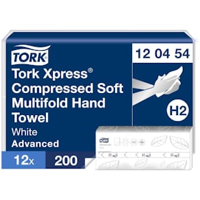 Pappershandduk TORK Adv H2 Xpress Komp. 2400/fp