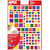 Stickers Apli Kids verwijderbaar, vierkant, blister, 756 stuks