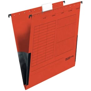 Hängetasche Falken UniReg, rot, 230 g/m², A4