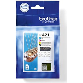 Inktcartridge Brother LC-421VAL, 4 kleuren, 200 pagina's, OEM