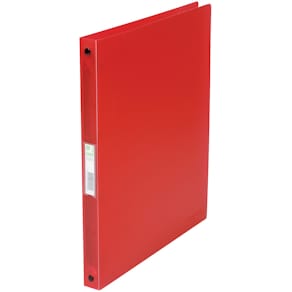 Schulordner Q-CONNECT, transluzent rot