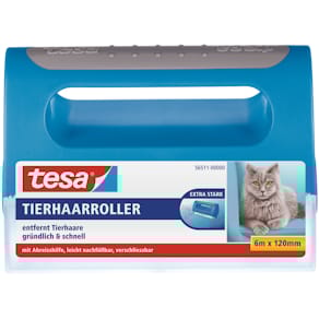 Tierhaarroller tesa, sortiert, extrabreit, nachfüllbar