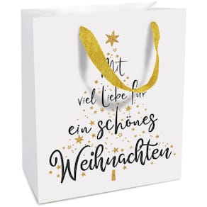 Weihnachts-Geschenktragetasche BRAUN+COMPANY Mit Euch