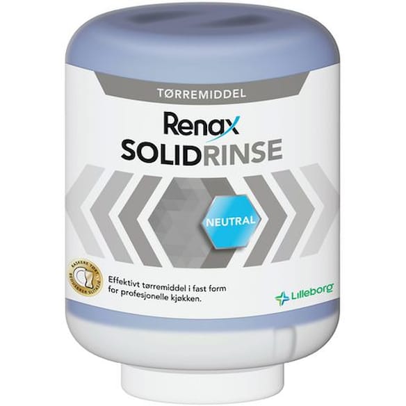 Tørremiddel RENAX SolidRinse Neutr 2,5kg 2st
