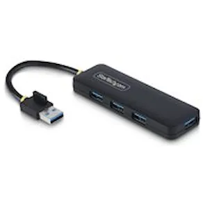 StarTech.com 4-Port USB-A Hub, 5Gbps, Bus Powered, Small Travel